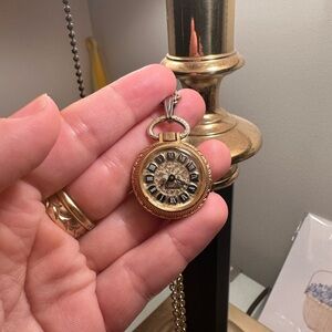 Vintage Sutton watch on gold-tone chain